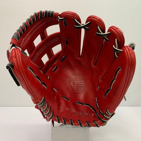 中古品 久保田スラッガー スペシャルオーダー 軟式 内野手用グローブ 袋付き 4151