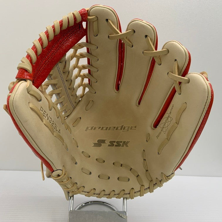 SSK - 中古品 エスエスケイ SSK プロエッジ 軟式 内野手用グローブ PEN323LA ラメ入り 4211 中古品 エスエスケイ SSK プロエッジ 軟式 内野手用グローブ