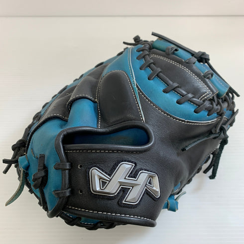 ハタケヤマ HATAKEYAMA 軟式 大人 一般 キャッチャーミット 捕手 グローブ グラブ 右投げ PRO-M18 中古品 野球 7958