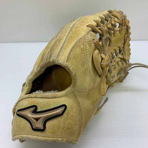 ミズノ MIZUNO グローバルエリート Global Elite 1AJGH14407 軟式 大人 一般 外野手用 グローブ グラブ 右投げ 中古品 グローブ袋付き 野球 9460