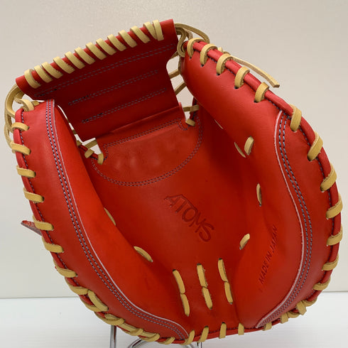 アトムズ ATOMS 硬式 大人 一般 キャッチャーミット 捕手 グローブ グラブ 右投げ 中古品 野球 7067
