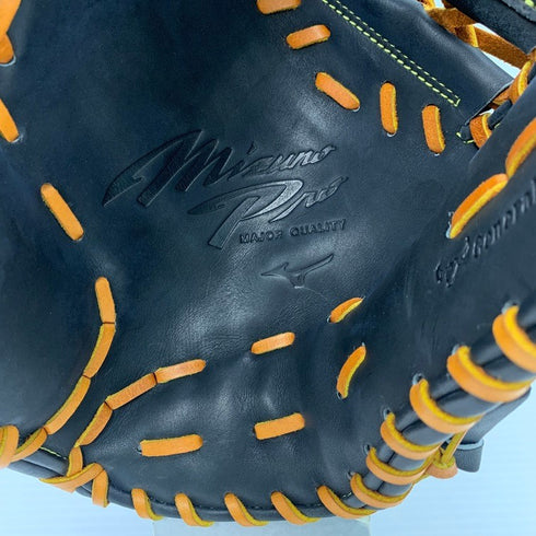 中古品 ミズノ MIZUNO ミズノプロ 硬式 ファーストミット 1AJFH31000 左投げ 4355