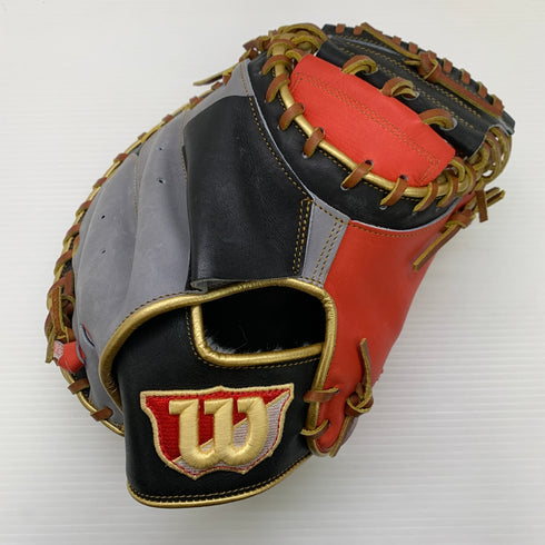 ウィルソン Wilson ワナビーヒーロー 軟式 大人 一般 キャッチャーミット 捕手 グローブ グラブ 右投げ 中古品 野球 6821