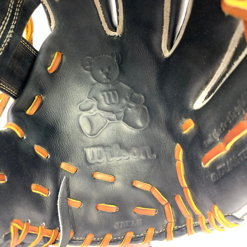 ウィルソン Wilson ウィルソンスタッフ Wilson Staff 中学硬式 部活 クラブチーム 内野手用 グローブ グラブ 右投げ 中古品 野球 9717