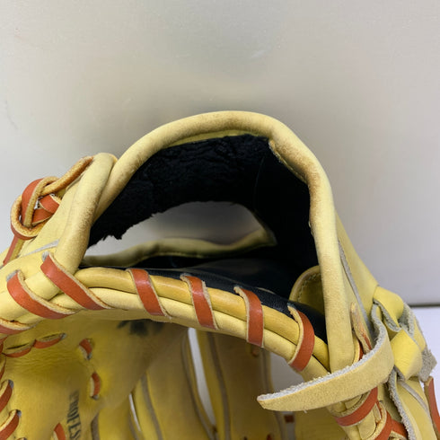 ハイゴールド HI-GOLD KKG-7116YWX 軟式 大人 一般 内野手用 グローブ グラブ 右投げ 中古品 グローブ袋付き 野球 9800