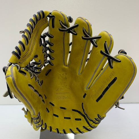 ハイゴールド HI-GOLD 心極 軟式 大人 一般 外野手用 グローブ グラブ 右投げ KKG-5308 中古品 野球 8148