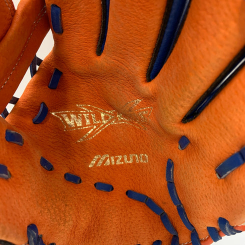 ミズノ MIZUNO WILDKIDS 少年軟式 子ども オールラウンド グローブ グラブ 右投げ 1AJGY17800 中古品 野球 6388