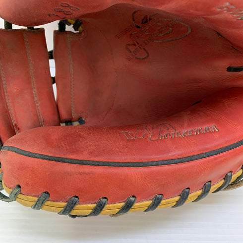 ハタケヤマ HATAKEYAMA 軟式 大人 一般 キャッチャーミット 捕手 グローブ グラブ 右投げ PRO-288 中古品 野球 7669