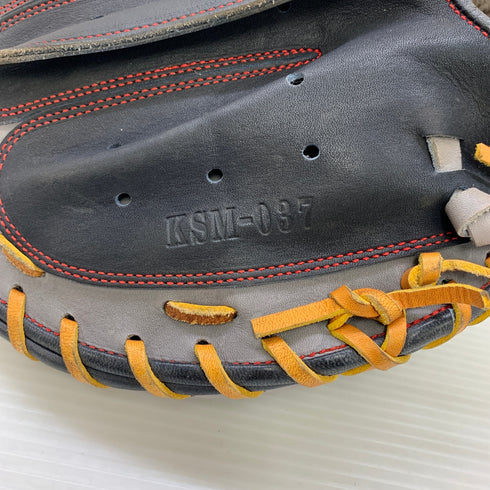 久保田スラッガー KUBOTA SLUGGER 軟式 大人 一般 キャッチャーミット 捕手 グローブ グラブ 右投げ KSM-037 中古品 野球 7617