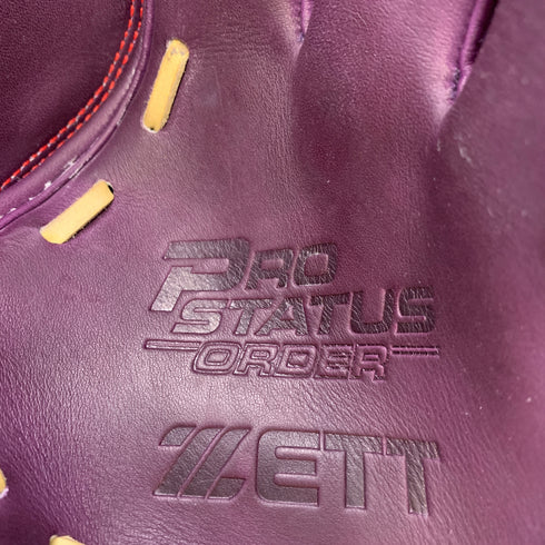 ゼット ZETT プロステイタス オーダー 軟式 大人 一般 投手用 グローブ ピッチャー グラブ 右投げ 中古品 野球 7222