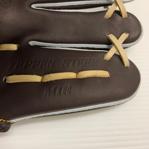 てっぺん Teppen 硬式 大人 一般 内野手用 グローブ グラブ 右投げ MIE 中古品 グローブ袋付き 野球 6787