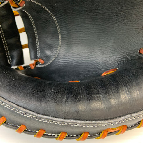 ゼット ZETT プロステイタス 軟式 大人 一般 キャッチャーミット 捕手 グローブ グラブ 右投げ BRCB962SG 中古品 グローブ袋付き 野球 7107