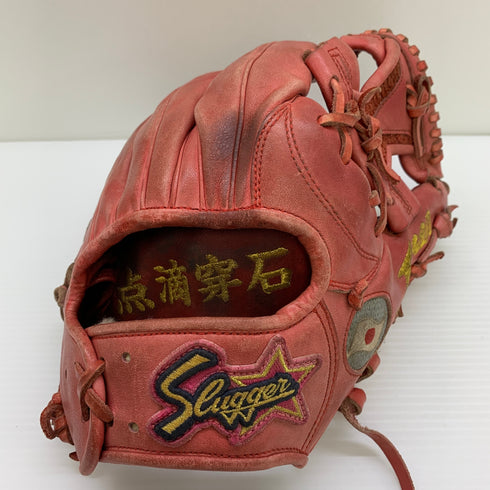 久保田スラッガー KUBOTA SLUGGER 軟式 大人 一般 内野手用 グローブ グラブ 右投げ オーダー 中古品 野球 1155