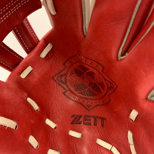 ゼット ZETT REALIZE series BSGB52410 ソフトボール用 大人 一般 オールラウンド グローブ グラブ 右投げ 中古品 野球 8789