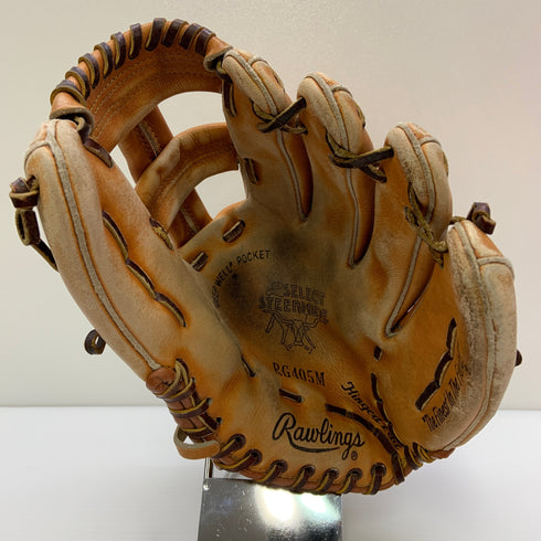 ローリングス Rawlings RG405M 軟式 大人 一般 内野手用 グローブ グラブ 右投げ 中古品 野球 8854