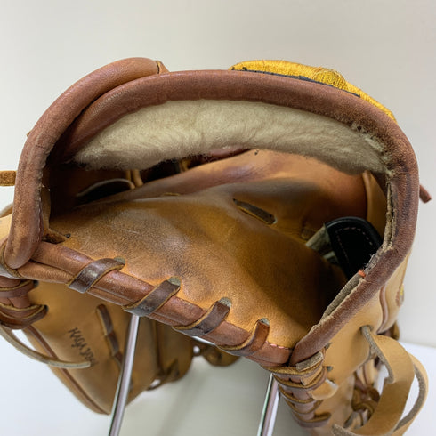 ミズノ MIZUNO ミズノプロ mizunopro HAGA製 硬式 大人 一般 外野手用 グローブ グラブ 右投げ 中古品 野球 1156