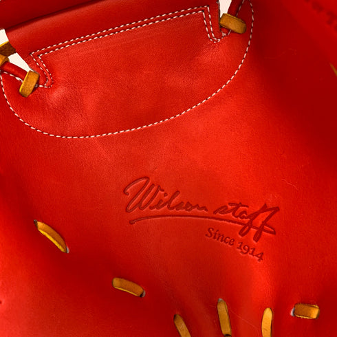 ウィルソン Wilson ウィルソンスタッフ 硬式 大人 一般 キャッチャーミット 捕手 グローブ グラブ 右投げ WBW101706 タグ付き グローブ袋付き 野球 6211