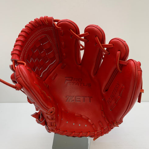 ゼット ZETT プロステイタス 硬式 大人 一般 投手用 グローブ ピッチャー グラブ 右投げ BPG-PRO 中古品 グローブ袋付き 野球 6195