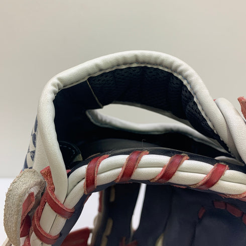 アディダス adidas GLJ62 トリコロールカラー 軟式 大人 一般 内野手用 グローブ グラブ 左投げ 中古品 グローブ袋付き 野球 9279