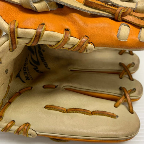 中古品 ミズノ MIZUNO ミズノプロ 軟式 内野手用オーダーグローブ 白 5821