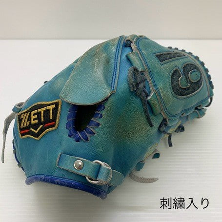 ゼット ZETT プロステイタス オーダー 軟式 大人 一般 投手用 グローブ ピッチャー グラブ 右投げ BRGPRO 中古品 野球 6074