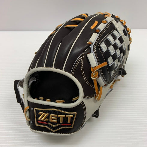 中古品 ゼット ZETT プロステイタス 軟式 内野手用グローブ BRGPRO25M 袋有り 5796