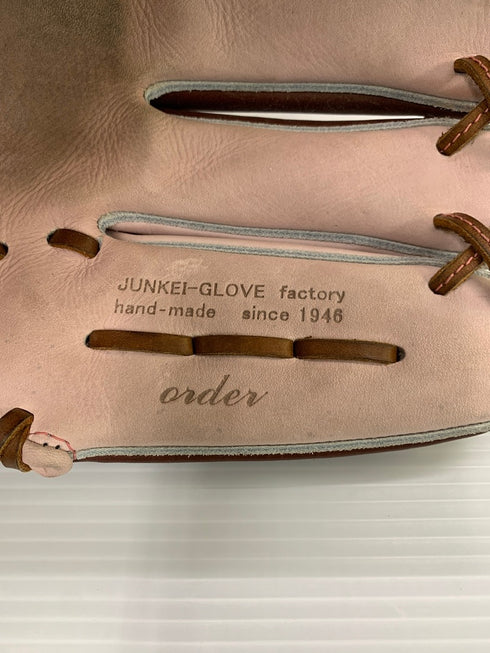 中古品 ジュンケイグローブ JUNKEI-GLOVE オーダー硬式 内野手用 グローブ JG-502AR 3653