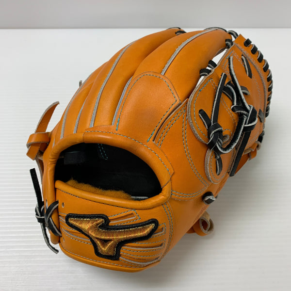ミズノ MIZUNO ミズノプロ HAGAJAPAN 軟式 大人 一般 内野手用 グローブ グラブ 右投げ オーダー 中古品 グローブ袋付き 野球 6124