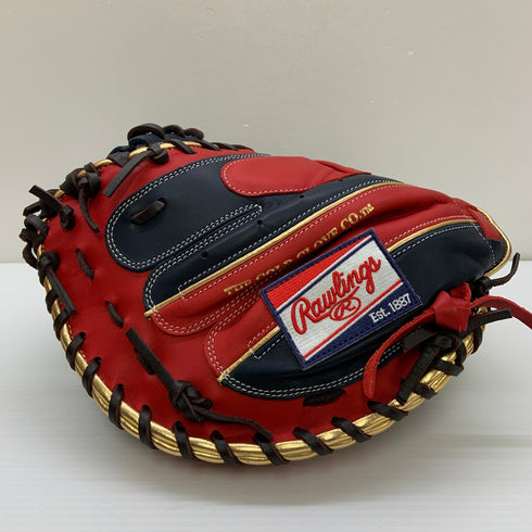 ローリングス Rawlings ハイパーテック GR6HTC2AF 軟式 大人 一般 キャッチャーミット 捕手 グローブ グラブ 右投げ 中古品 野球 1465