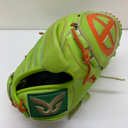 グロム 軟式 大人 一般 投手用 グローブ ピッチャー グラブ 右投げ 中古品 グローブ袋付き 野球 9827