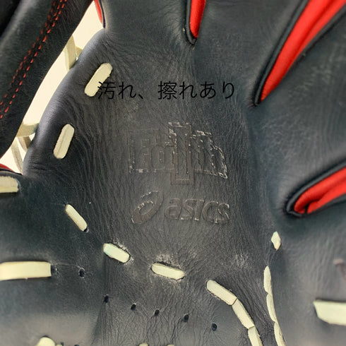 アシックス asics Faith 軟式 大人 一般 内野手用 グローブ グラブ 右投げ BGRDK1 中古品 野球 7242