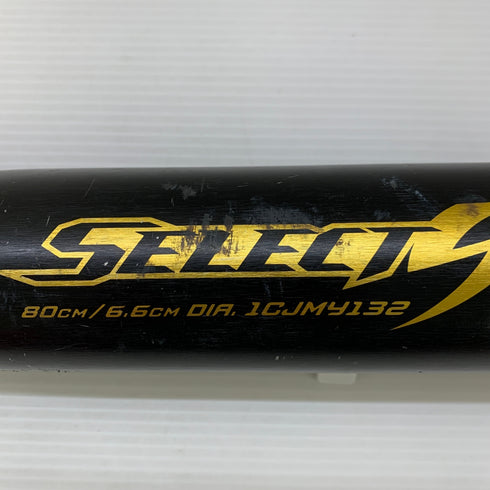 ミズノ MIZUNO セレクトナイン 少年軟式 子ども 金属製バット 1CJMY132 中古 野球 7788