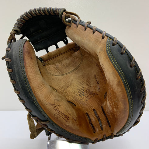 久保田スラッガー KUBOTA SLUGGER KSM-722 軟式 大人 一般 キャッチャーミット 捕手 グローブ グラブ 右投げ 中古品 野球 9015