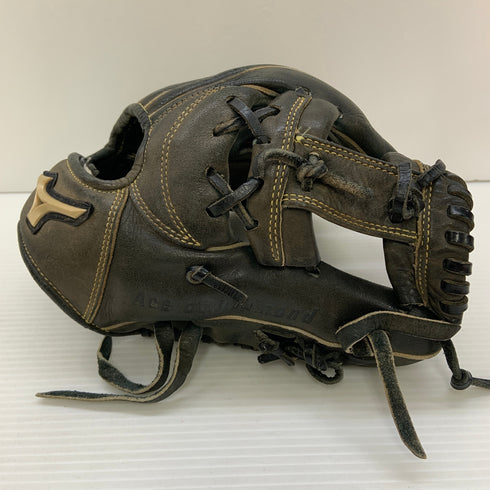 ミズノ MIZUNO グローバルエリート 軟式 大人 一般 内野手用 グローブ グラブ 右投げ 1AJGR90003 中古品 野球 8067