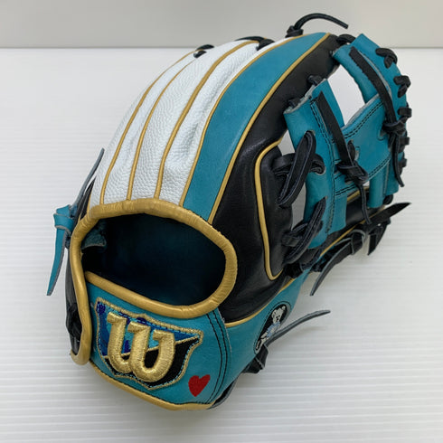 ウィルソン Wilson ウィルソンベア オーダー 軟式 大人 一般 内野手用 グローブ グラブ 右投げ RGDO 中古品 グローブ袋付き 野球 7074