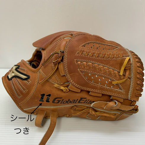 ミズノ MIZUNO グローバルエリート 軟式 大人 一般 投手用 グローブ ピッチャー グラブ 右投げ 2gn36021 中古品 野球 6581