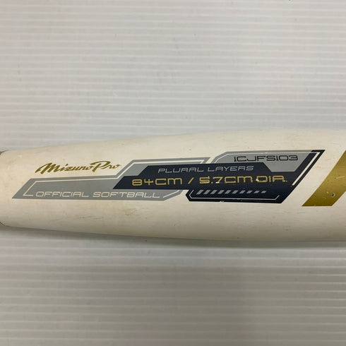 中古品 ミズノ MIZUNO ミズノプロ エックス ソフトボール用バット 1CJFS103 6505