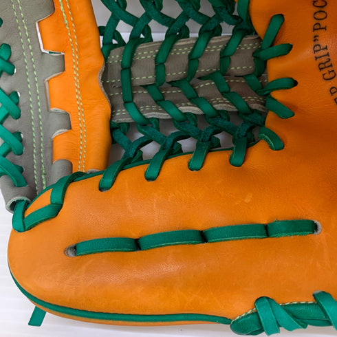 久保田スラッガー KUBOTA SLUGGER 硬式 大人 一般 外野手用 グローブ グラブ 右投げ 中古品 箱・グローブ袋付き 野球 6739