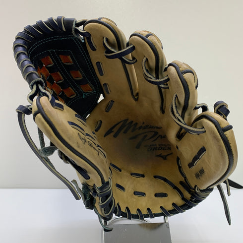 ミズノ MIZUNO ミズノプロ mizunopro 軟式 大人 一般 内野手用 グローブ グラブ 右投げ オーダー 中古品 野球 8551