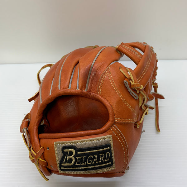 BELGARD 硬式 大人 一般 内野手用 グローブ グラブ 右投げ BBー102 中古品 野球 6051