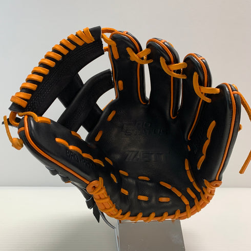 ゼット ZETT プロステイタス 硬式 大人 一般 内野手用 グローブ グラブ 右投げ BPG-PRO オーダー 中古品 グローブ袋付き 野球 6334