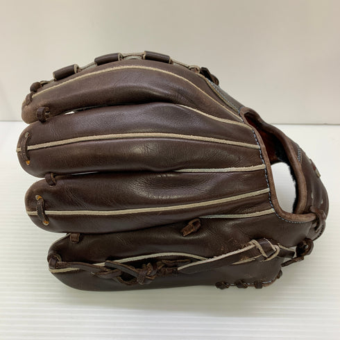 ジームス Zeems HIGHLEVELORDER 軟式 大人 一般 投手用 グローブ ピッチャー グラブ 右投げ SV-521DBN 中古品 野球 7173