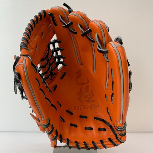 中古品 ハイゴールド Hi-Gold 己極 軟式 内野手用グローブ 5010