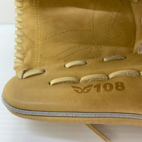 グロム 硬式 大人 一般 投手用 グローブ ピッチャー グラブ 右投げ 108 中古品 グローブ袋付き 野球 6432