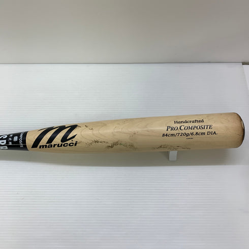 マルーチ marucci PRO COMPOSITE 軟式 大人 一般 木製バット MJRP28A 中古 野球 7646