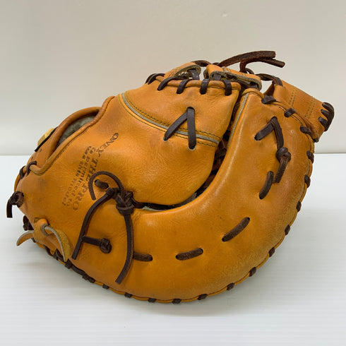 ハタケヤマ HATAKEYAMA K-F1JY 硬式 大人 一般 ファーストミット 一塁手 グローブ グラブ 左投げ 中古品 野球 9506