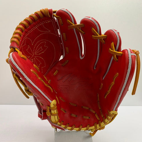 中古品 ミズノ MIZUNO ミズノプロ 軟式 投手用グローブ 1AJGR32021 袋付き 4247