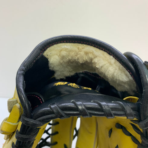 イソノ ISONO 硬式 大人 一般 外野手用 グローブ グラブ 左投げ 中古品 グローブ袋付き 野球 8265