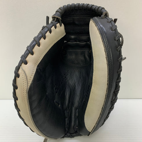 ミズノ MIZUNO ビューリーグ 軟式 大人 一般 キャッチャーミット 捕手 グローブ グラブ 左投げ 中古品 野球 7368