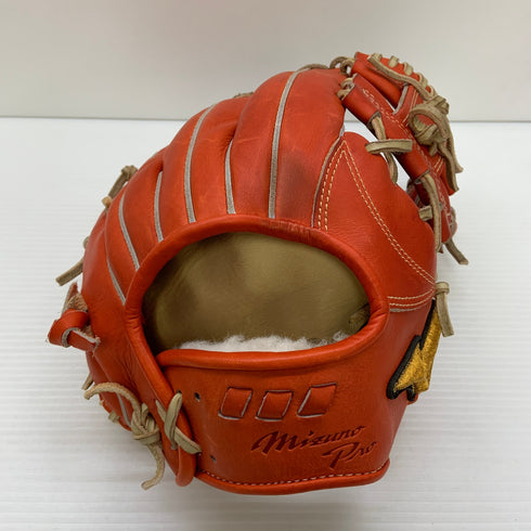 ミズノ MIZUNO 軟式 大人 一般 内野手用 グローブ グラブ 右投げ 1AJGR27213 中古品 グローブ袋付き 野球 7256